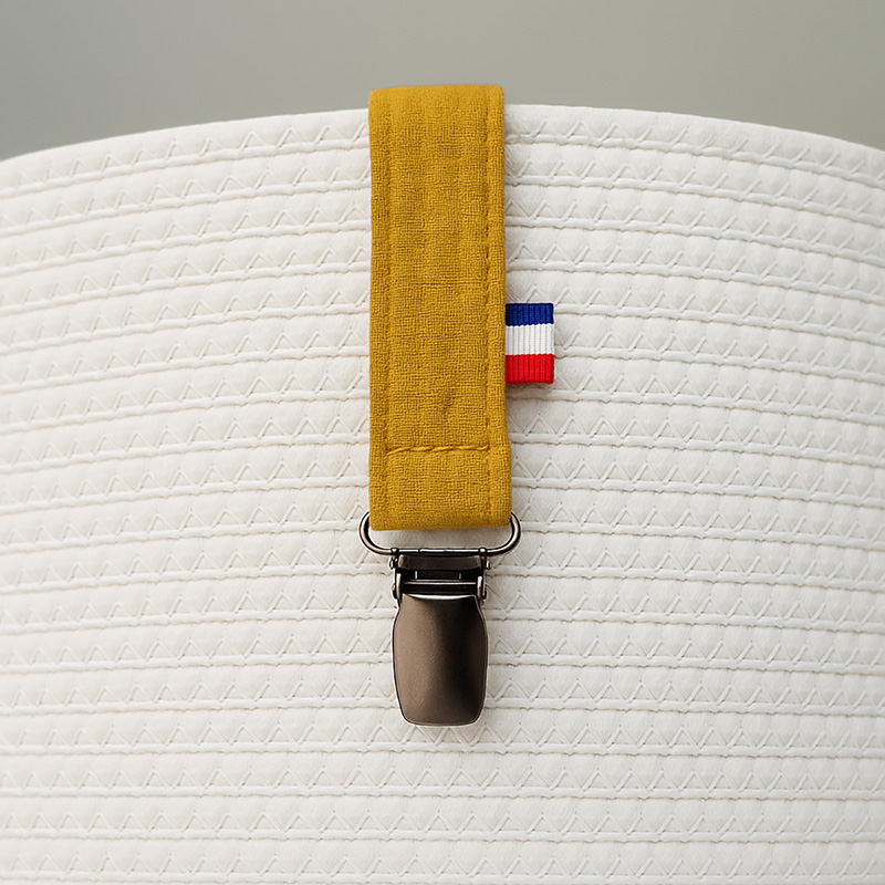 Attache Tétine en Coton Bio Honey – Image 3