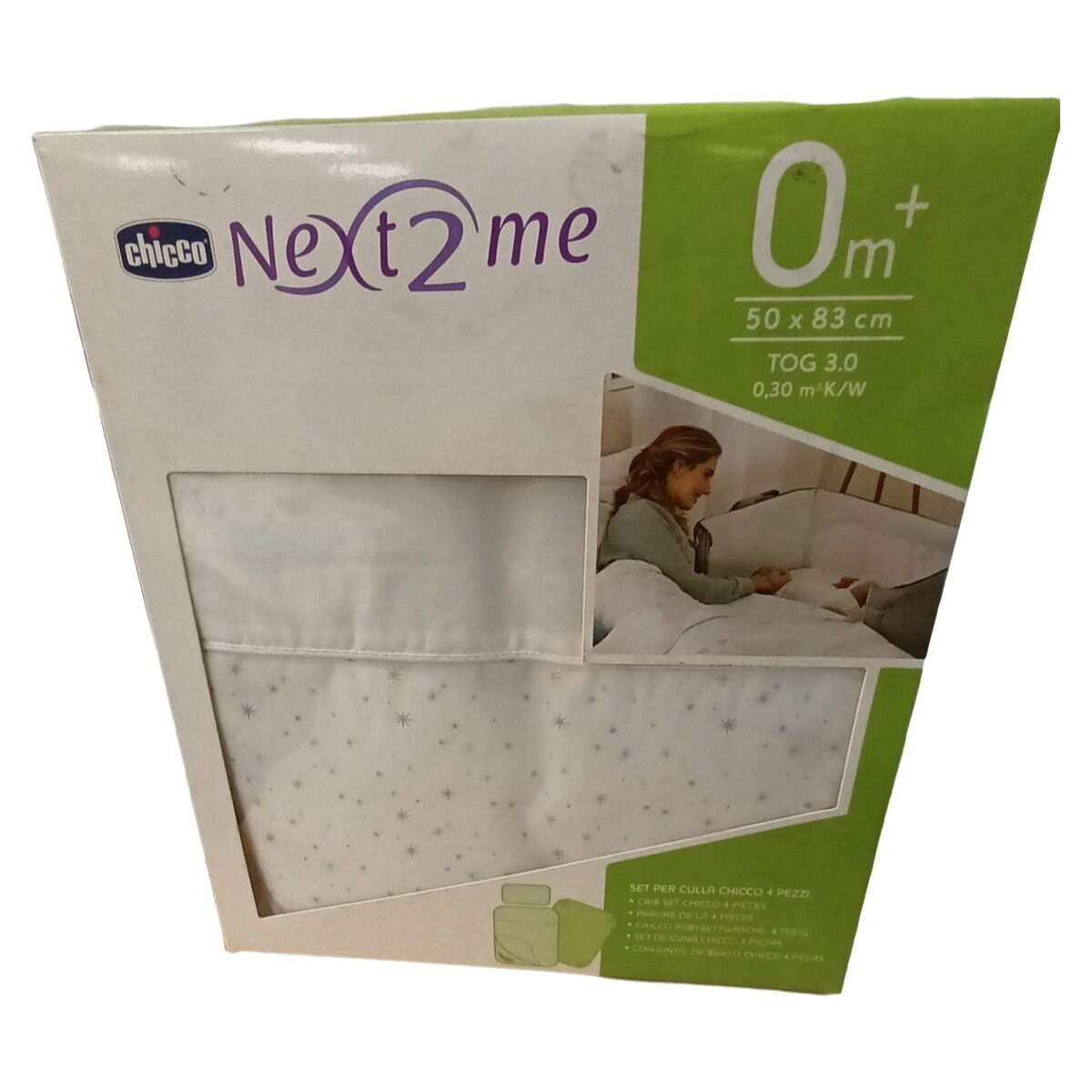 Coffret Linge de Berceau Chicco Multicolore - 4 pièces