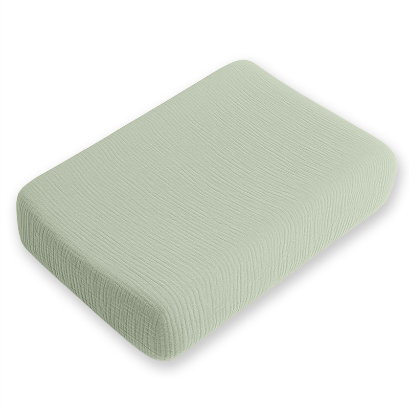 Housse de Matelas à Langer en Coton Bio Vert