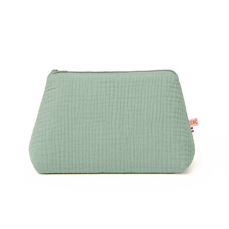Trousse de Toilette en Coton Bio Vert